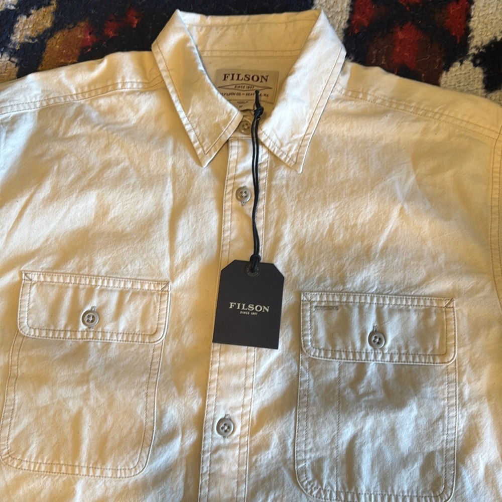 Filson Cream Casual Button Down Shirt